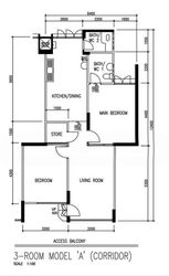 Blk 284 Tampines Street 22 (Tampines), HDB 3 Rooms #502316801